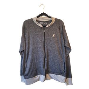 Kangol Heathered Grey From the Jump Bomber Jacket